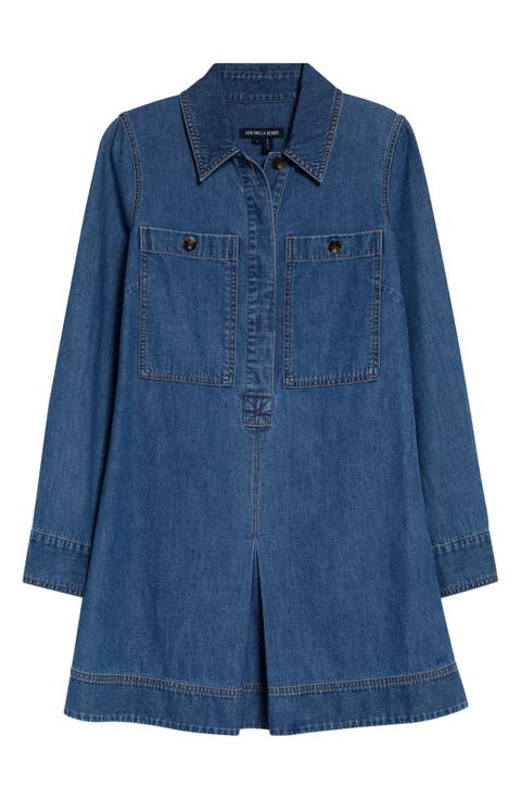 Pryce Long Sleeve Denim Dress