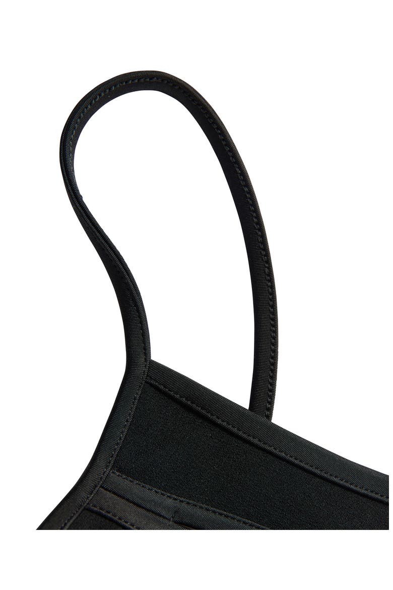 Cutout Tank Top, Alternate, color, BLACK
