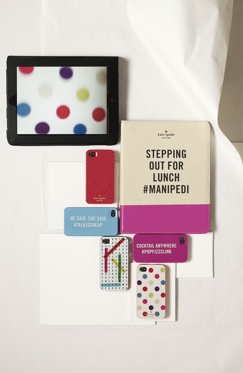 Kate Spade New York 'mani pedi' iPad 2 & 3 folio, Alternate, color, 
