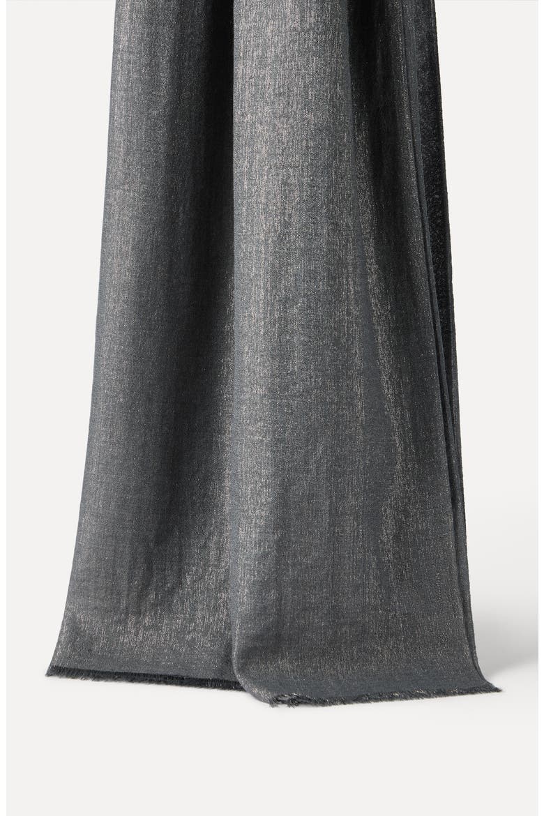 Sparkling scarf, Alternate, color, Anthracite