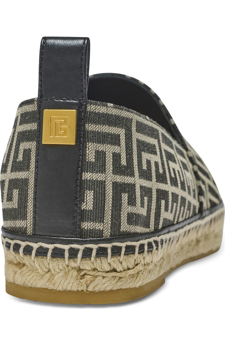 Balmain Monogram Jacquard Espadrille, Alternate, color,