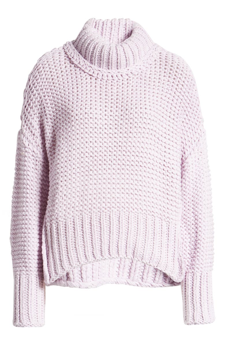 Free People My Only Sunshine Sweater, Alternate, color, Lilac