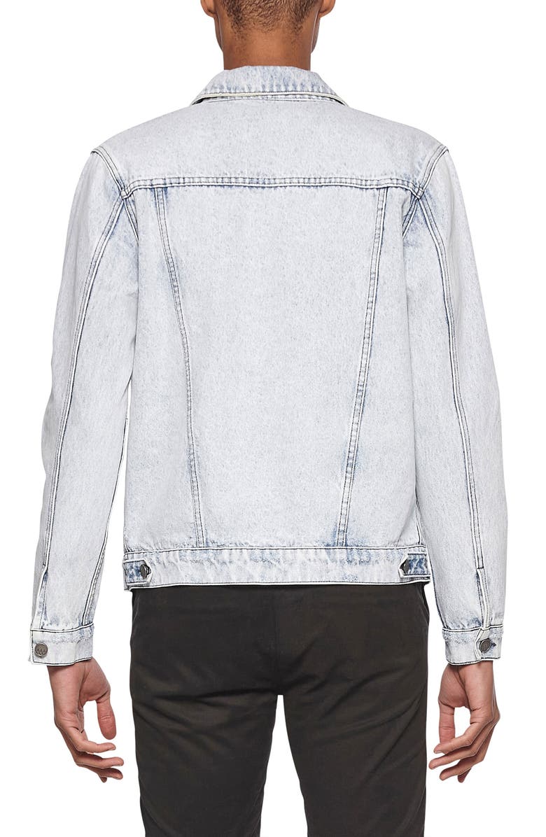elevenparis Washed Denim Jacket, Alternate, color, 