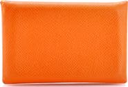 Pre-Owned Hermes Calvi Card Holder Epsom
