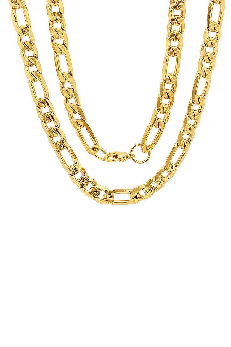 Stainless Steel Chain Link Necklace, Main, color, GOLD