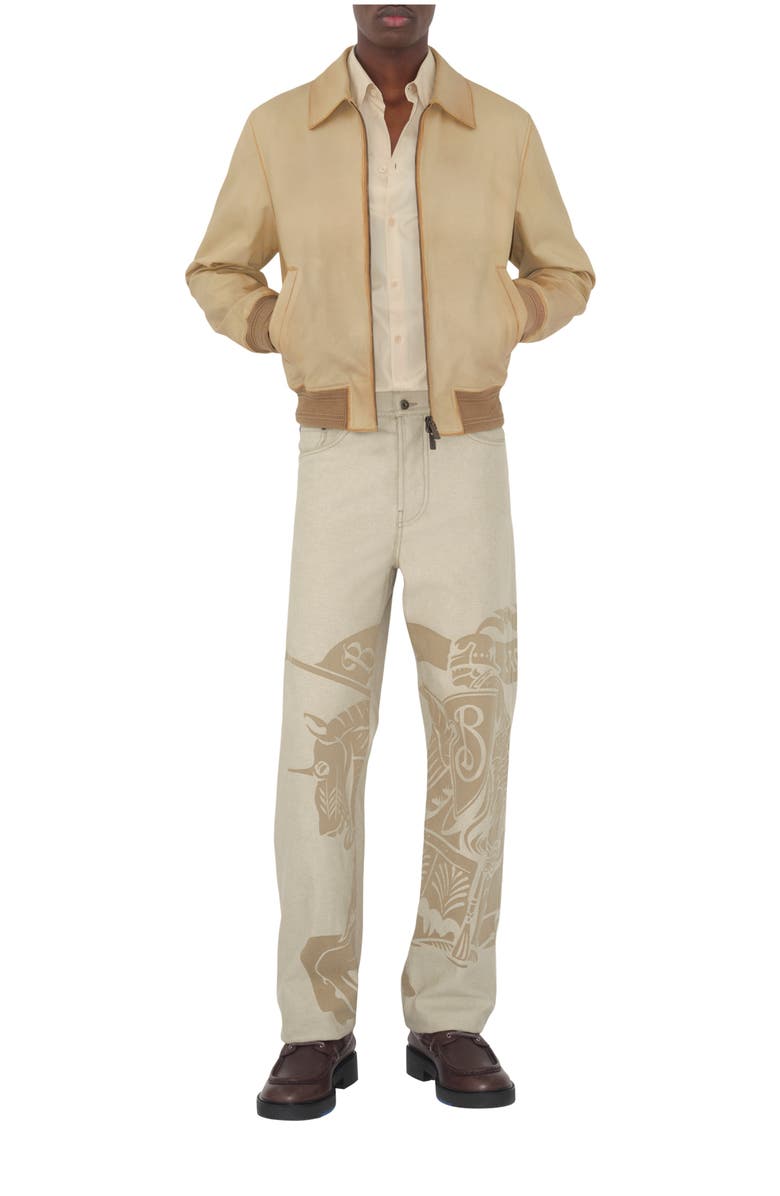 Burberry Regular Fit EKD Jeans, Main, color, Rubble