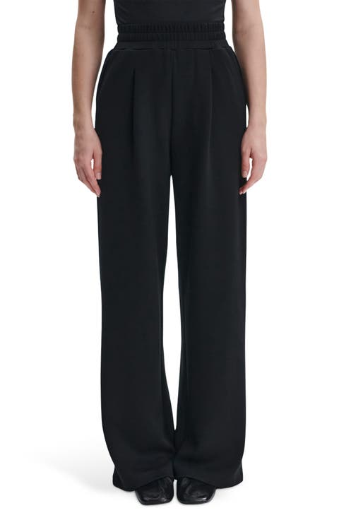 Pleated Wide Leg Pants