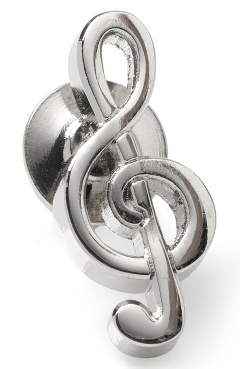 Music Symbol Lapel Pin