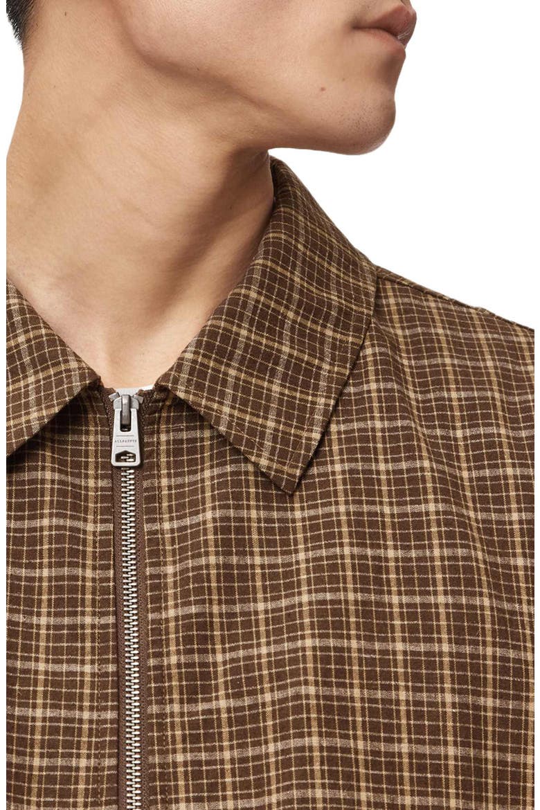 Lakeshaw Plaid Jacket, Alternate, color, MORASS BROWN