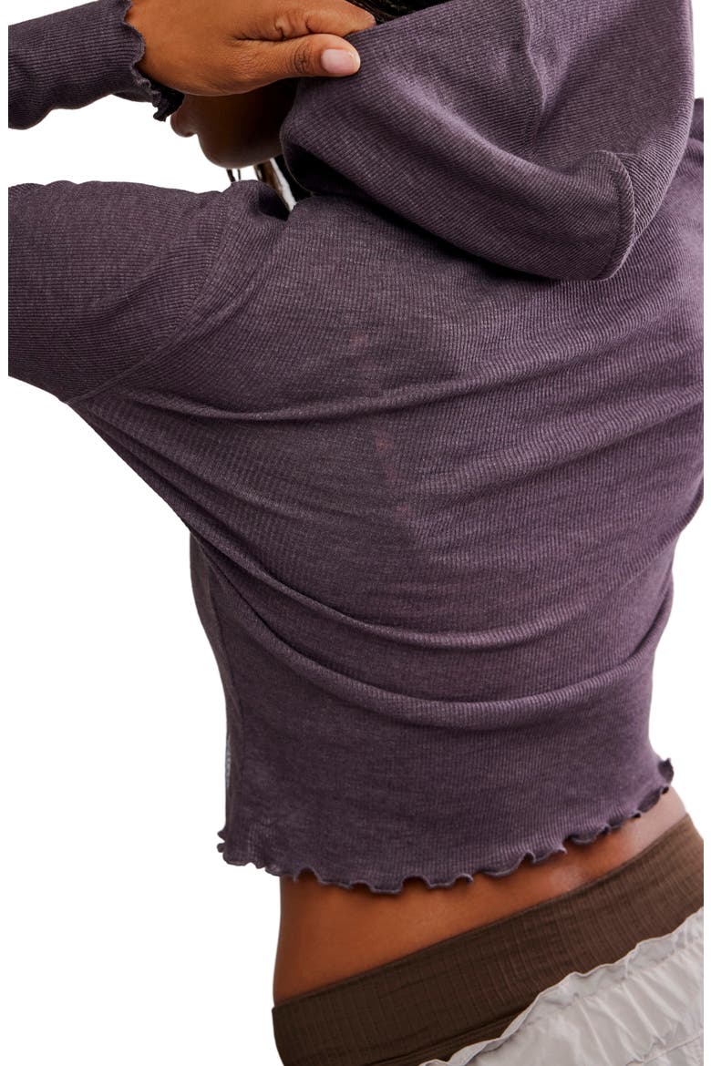 FP Movement Breathe Easy Cotton Blend Hoodie, Alternate, color, CHOCOLATE
