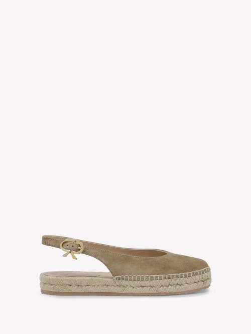 Gianvito Rossi Paz Suede Slingback Espadrilles