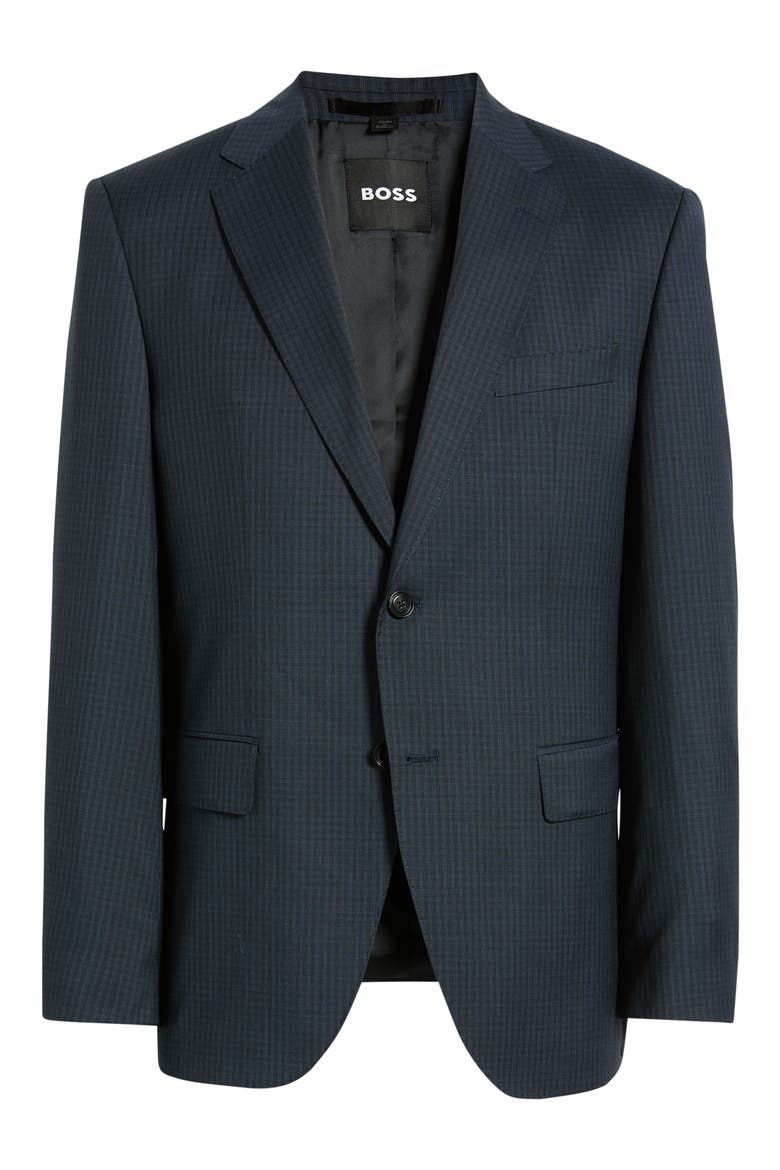 H-Jeckson Virgin Wool Sport Coat, Alternate, color, DARK BLUE