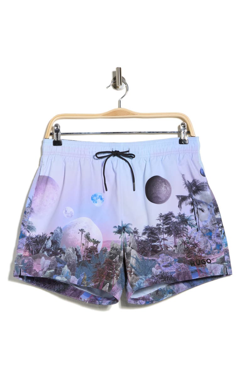Sunchi Swim Trunks, Alternate, color, DARK PURPLE
