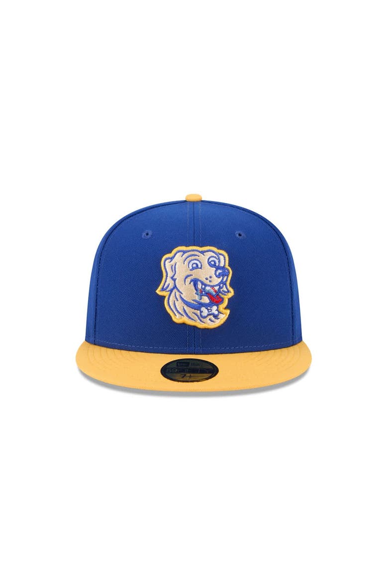 Men's New Era  Blue Arkansas Travelers Theme Nights 59FIFTY Fitted Hat, Alternate, color, Blue