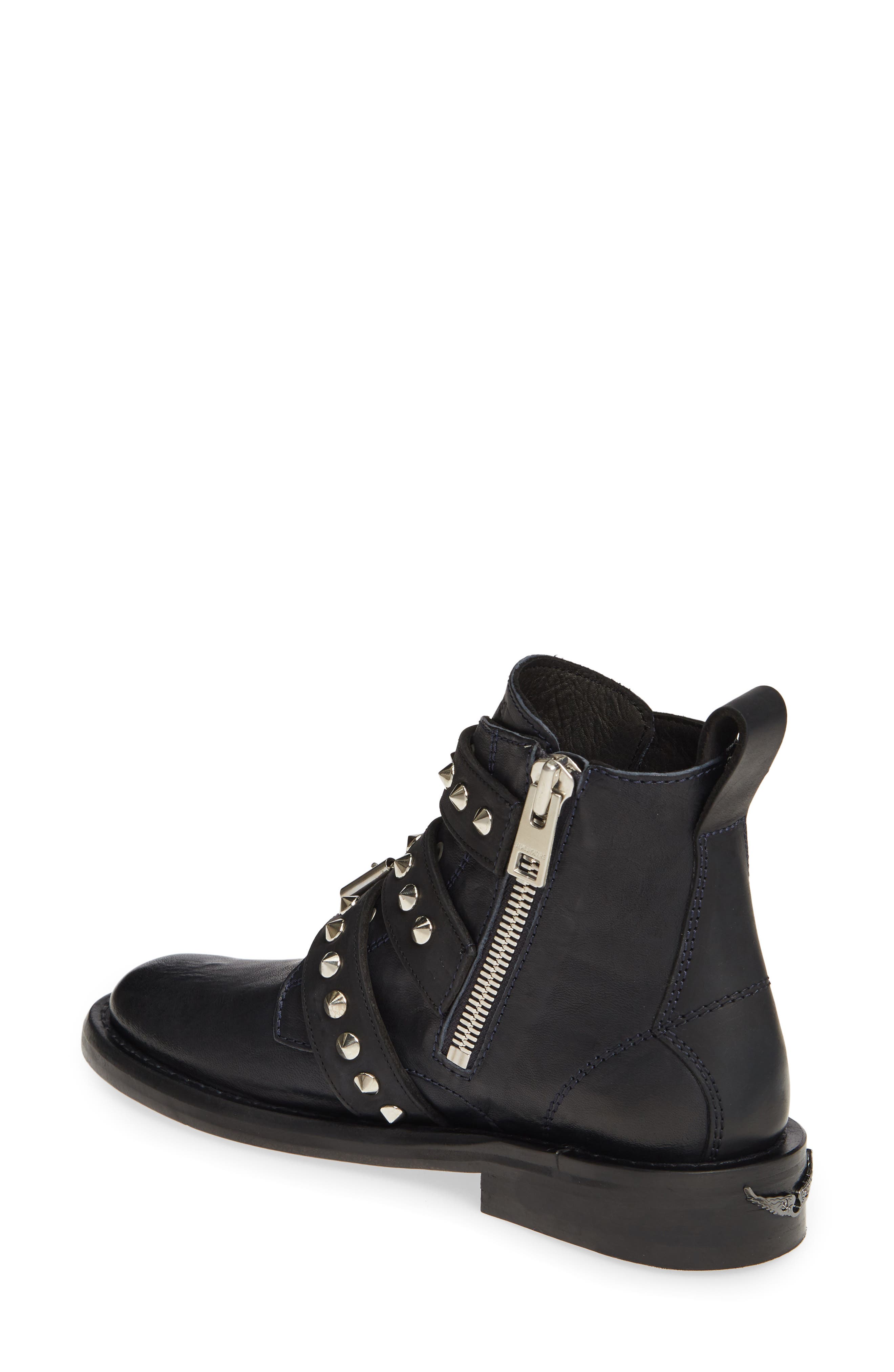 Zadig & Voltaire Laureen Spike Boot, Alternate, color, 