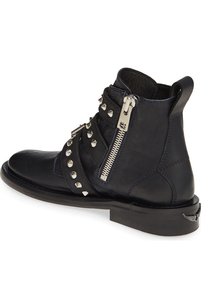 Zadig & Voltaire Laureen Spike Boot, Alternate, color,