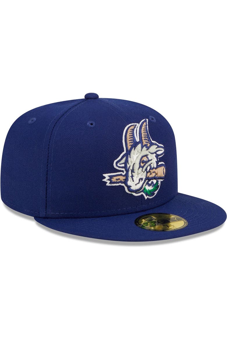 Men's New Era Royal Hartford Yard Goats Authentic Collection 59FIFTY Fitted Hat, Alternate, color, Royal