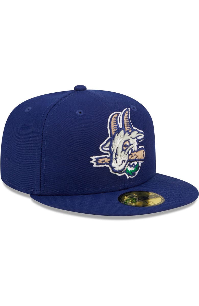 New Era Men's New Era Royal Hartford Yard Goats Authentic Collection 59FIFTY Fitted Hat, Alternate, color, 