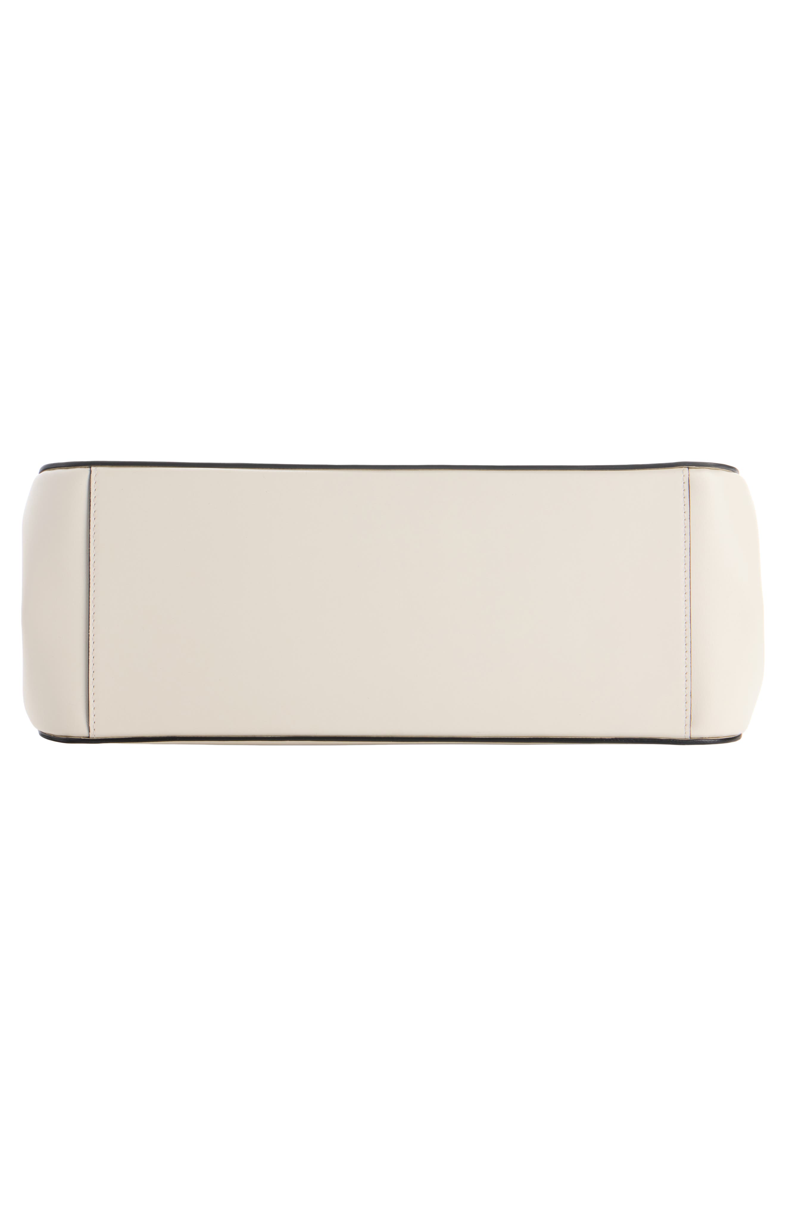 Medium Pinch Leather Top Handle Bag, Alternate, color, 105-IVORY