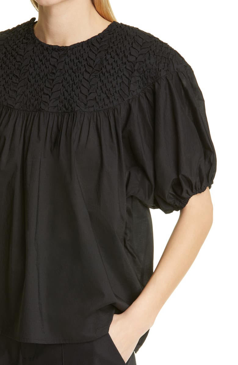 Merlette Paz Smocked Blouse, Alternate, color, 