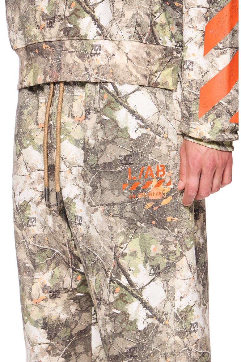 Camo Cotton French Terry Sweatpants, Alternate, color, 115227-CAMO