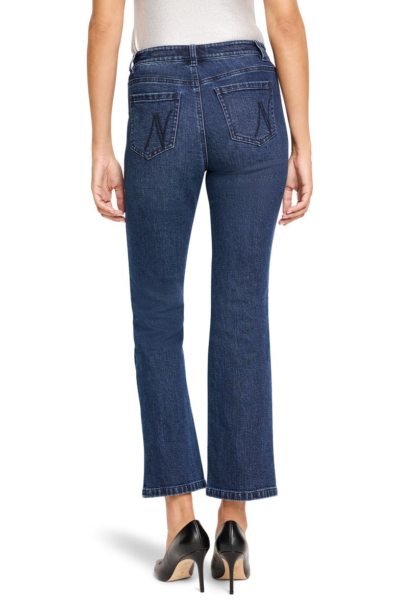 NIC+ZOE Patch Pocket Ankle Demi Bootcut Jeans, Alternate, color, Marine