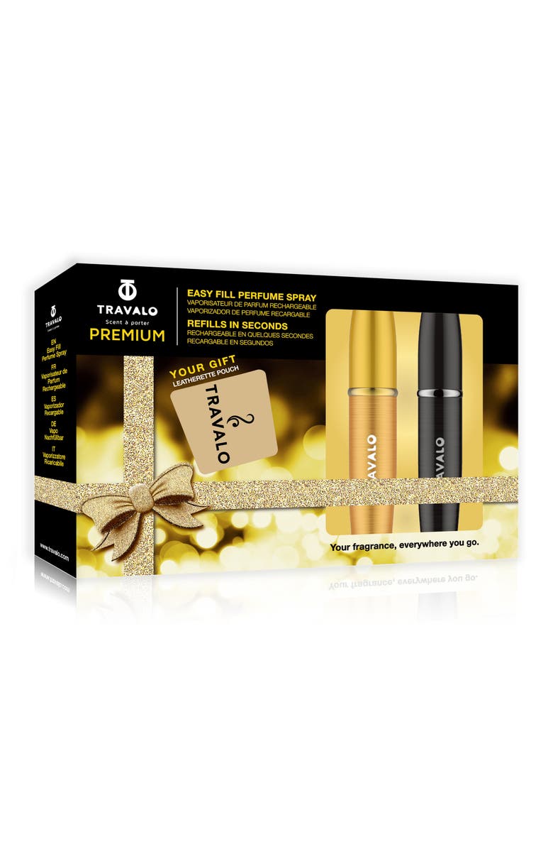 TRAVALO Lux Gift Set, Main, color, Black/Gold