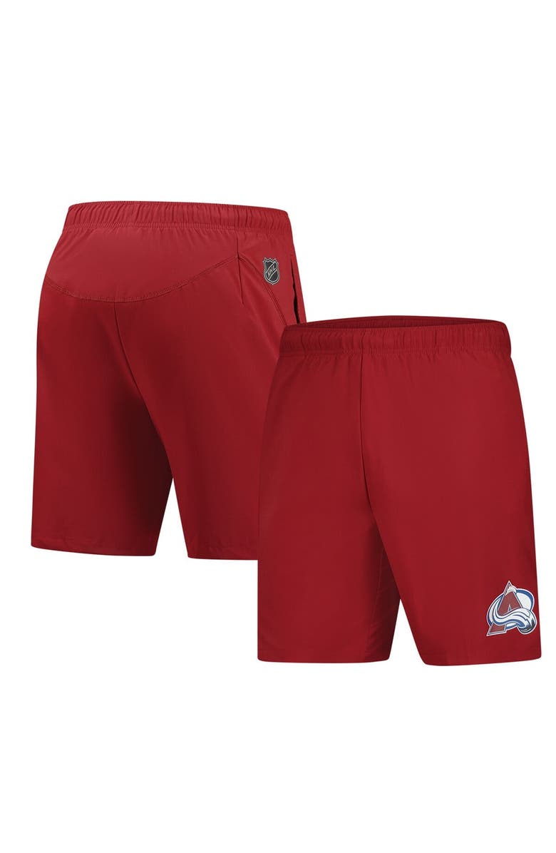 FANATICS Men's Fanatics  Burgundy Colorado Avalanche Tech Training Shorts, Main, color, Burgundy