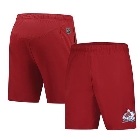 Men's Fanatics  Burgundy Colorado Avalanche Tech Training Shorts