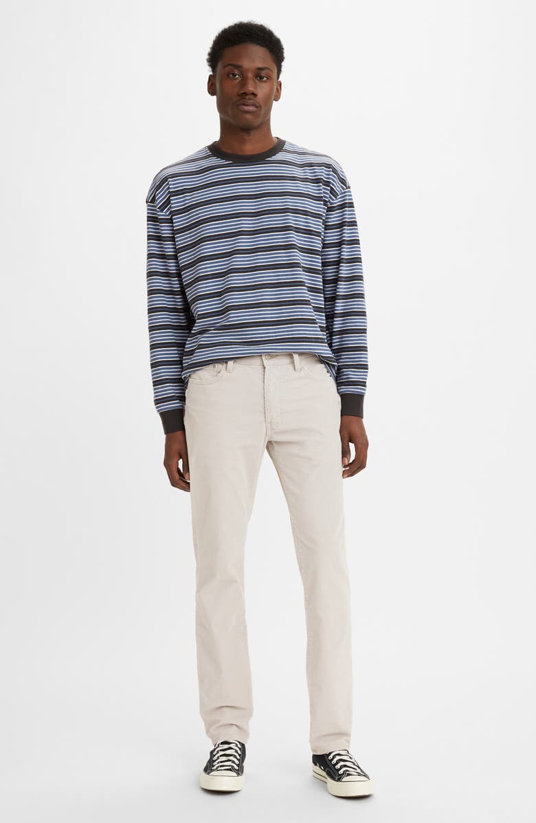 Levi's<sup>®</sup> 511<sup>™</sup> Slim Fit Corduroy Pants, Alternate, color, Nacreous Clouds S 14W Cord