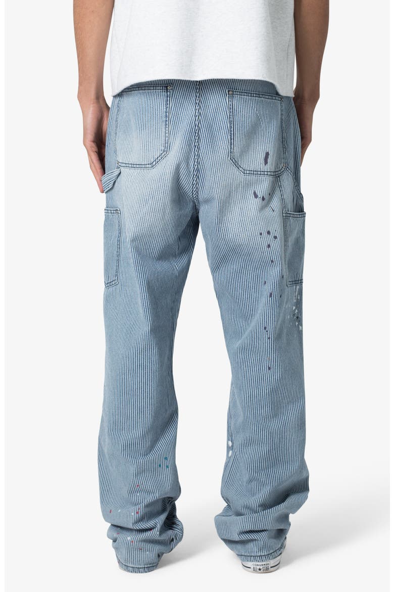 Ultrabaggy Stripe Denim Carpenter Pants, Alternate, color, GREY