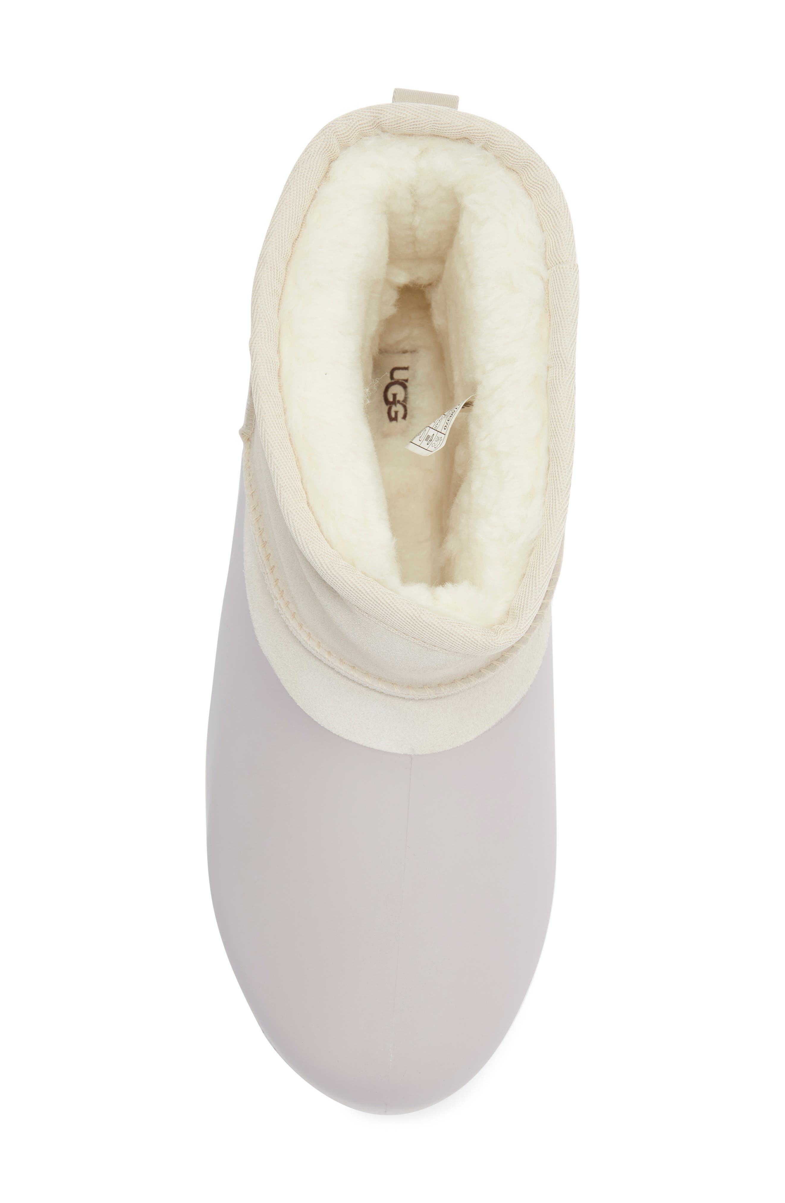 Gender Inclusive Classic Mini Pumped Molded UGGplush Boot, Alternate, color, CERAMIC