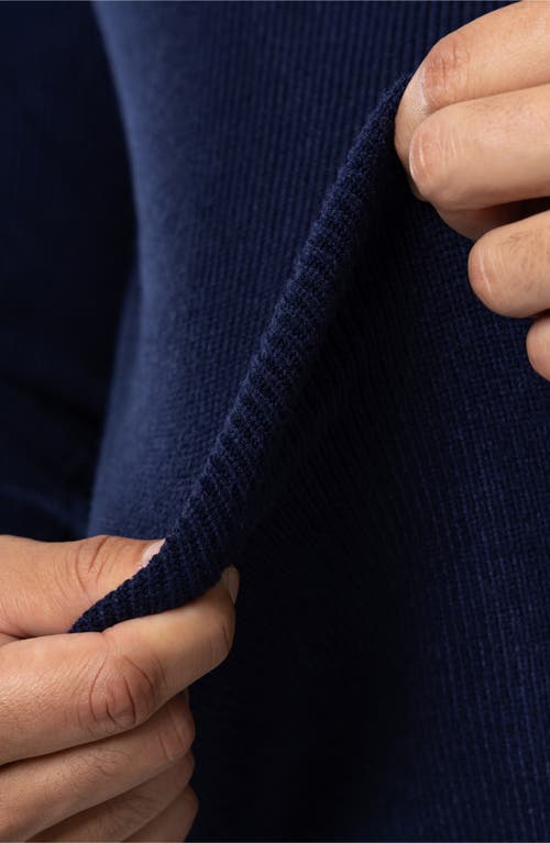 Shop Spring + Mercer Ribbed Crewneck Sweater In Navy