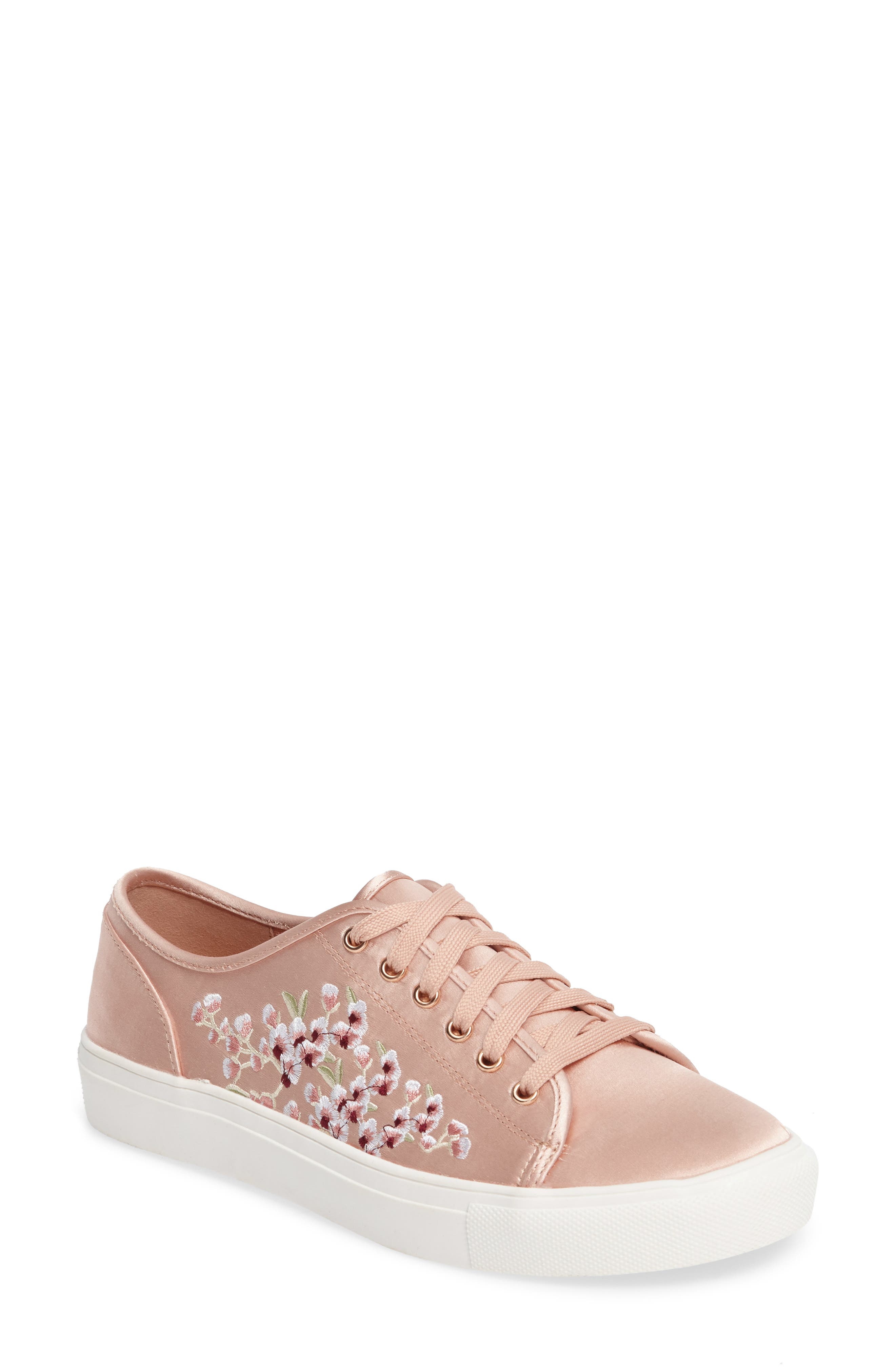 Topshop Cupid Embroidered Sneaker, Main, color, 
