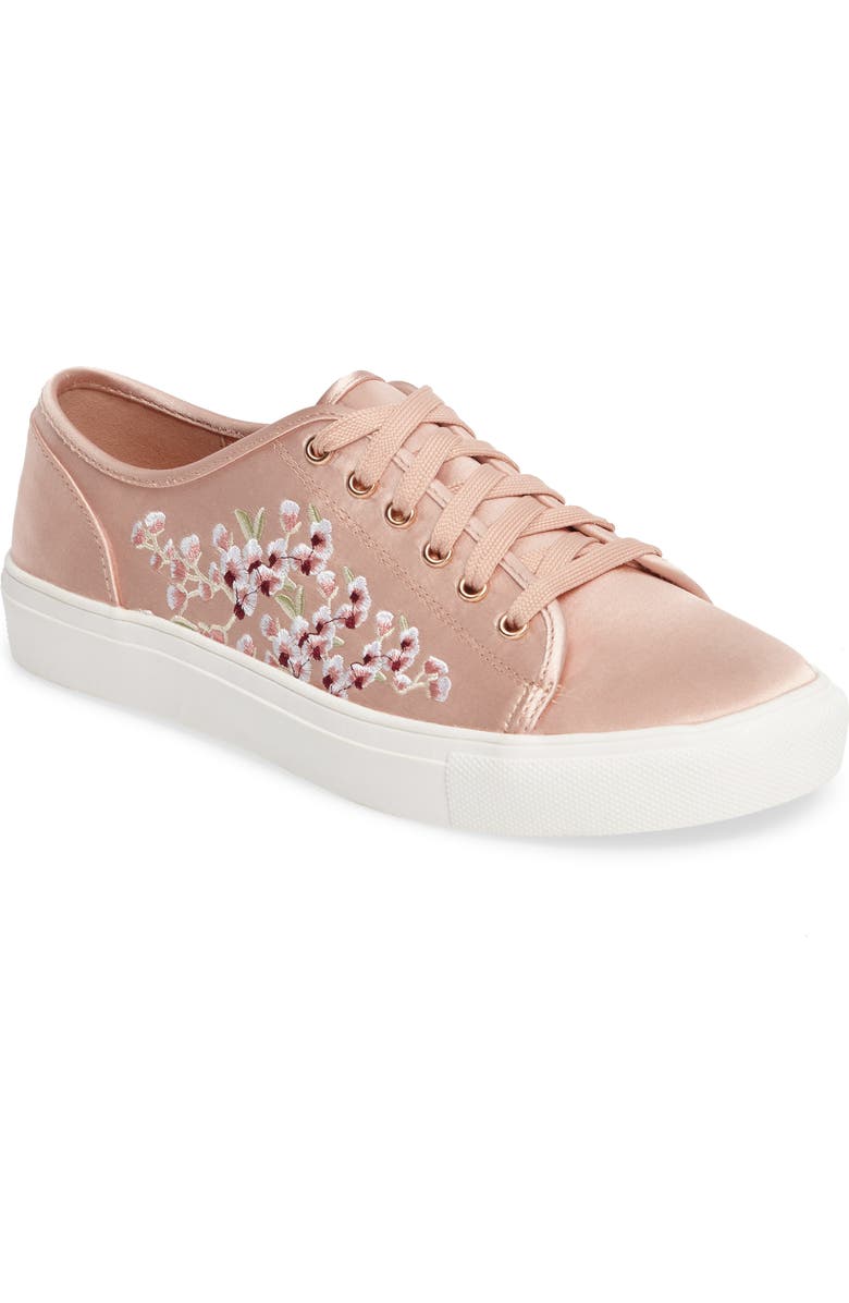 Topshop Cupid Embroidered Sneaker, Main, color,