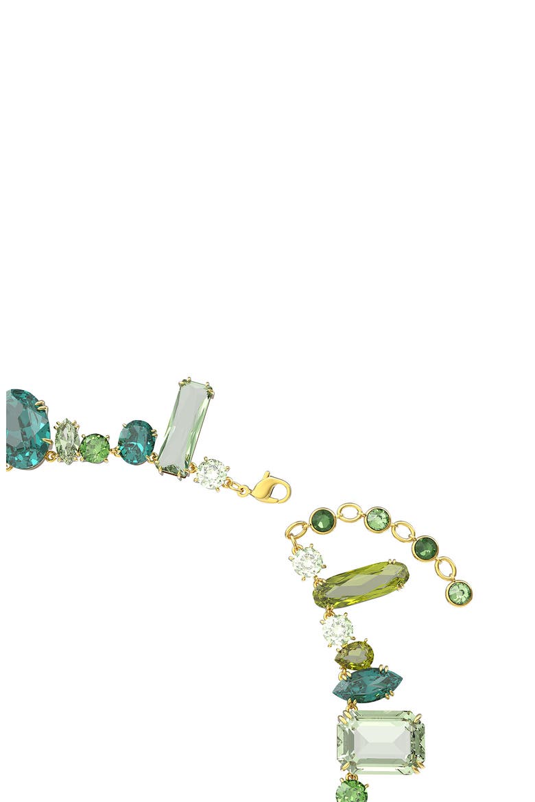 Gema Crystal Necklace, Alternate, color, GREEN