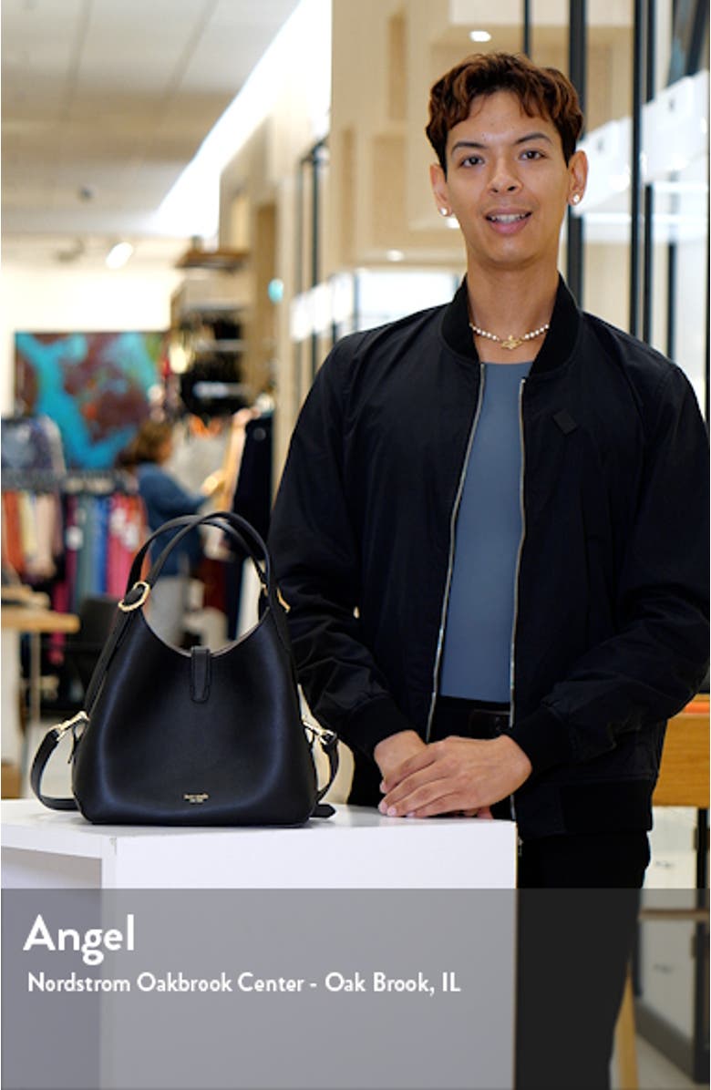 deco pebbled leather shoulder bag, sales video thumbnail