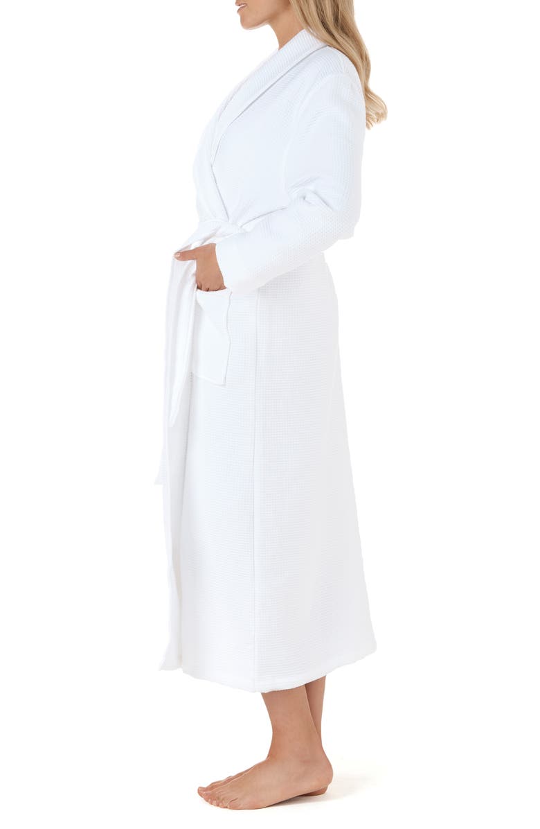 The White Company Unisex Waffle Terry Robe, Alternate, color, 