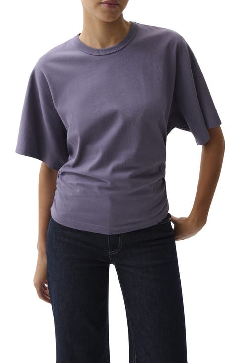Veronica Drop Shoulder Cotton T-Shirt