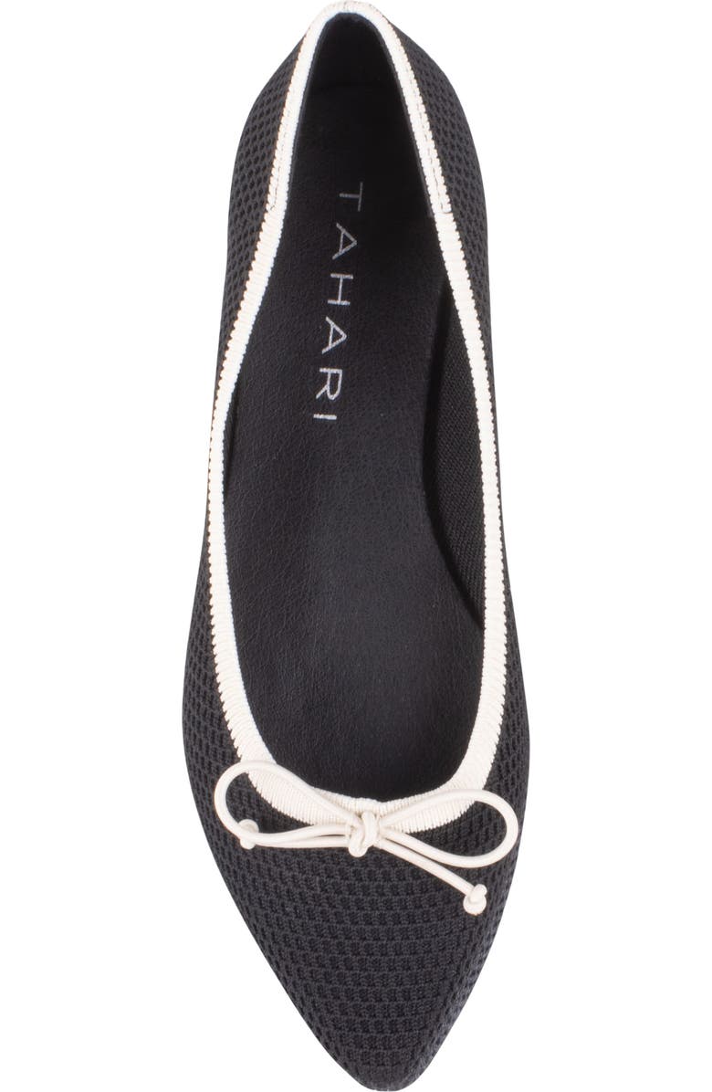 Tahari Bogota Pointed Toe Flat, Alternate, color,