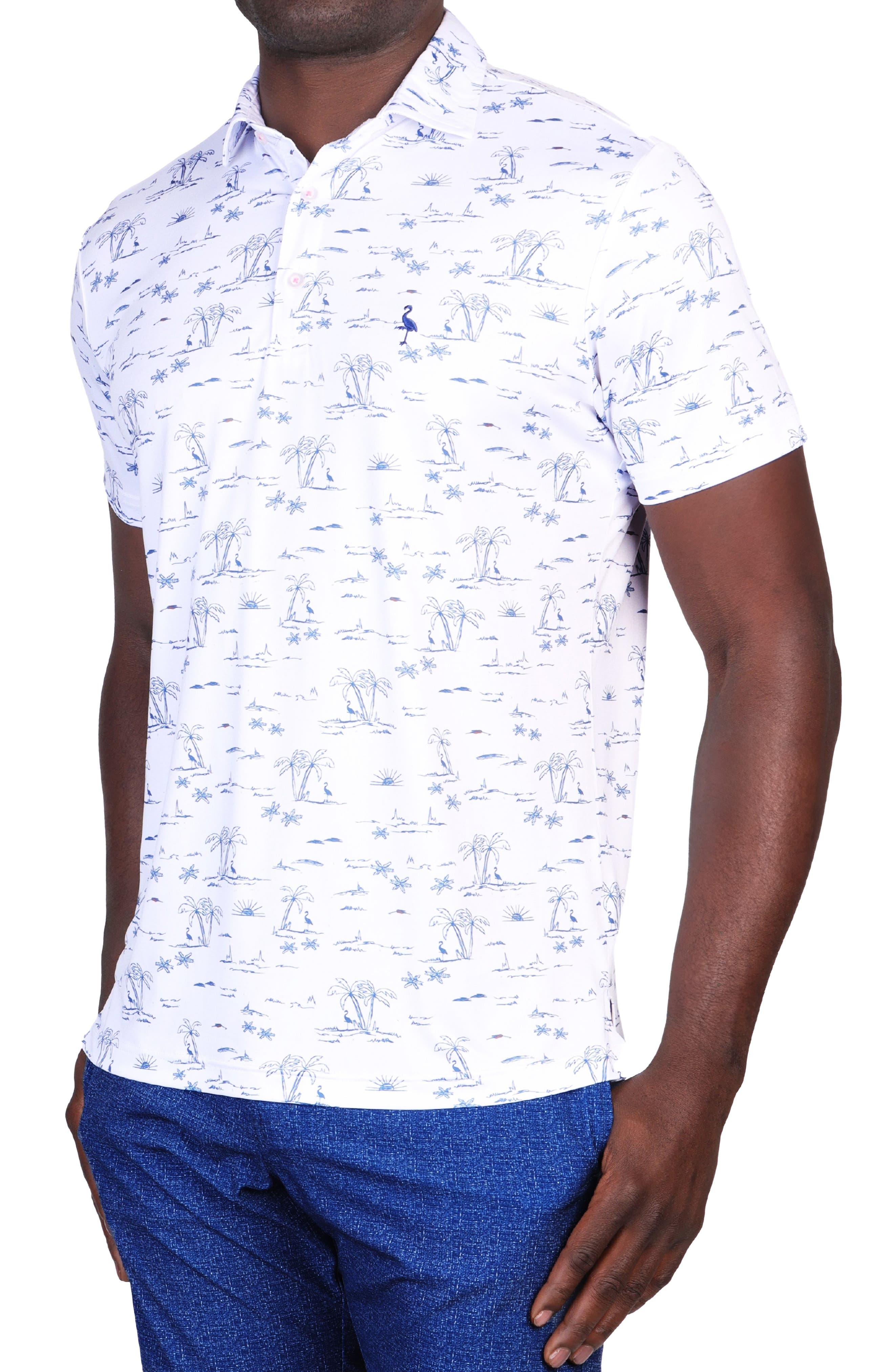 TailorByrd Vacation Byrd Performance Polo