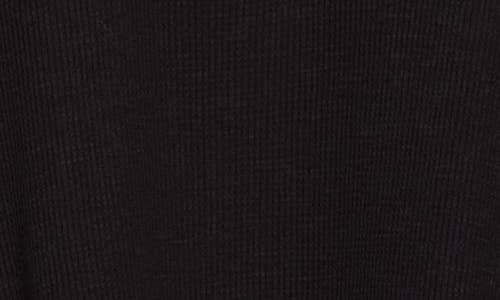 James Perse Half Zip Pullover In Black