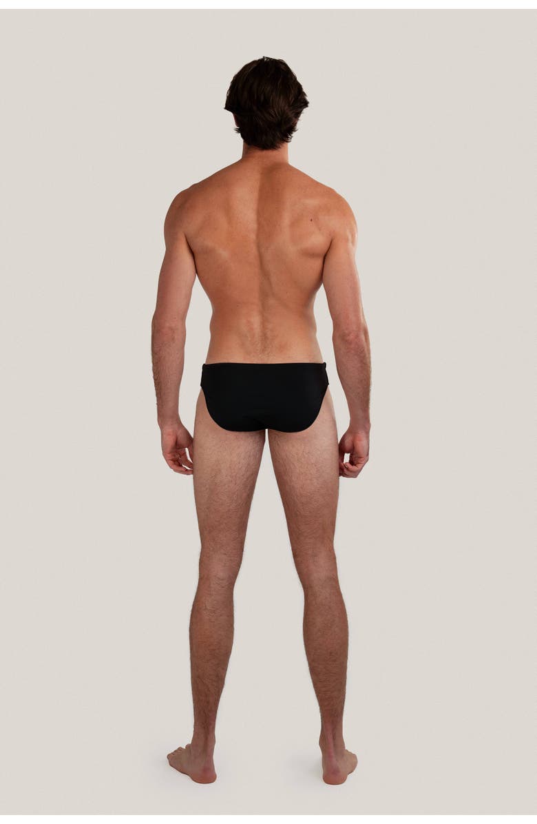 GoodPark Dune Modern Cut Classic Stretch Swim Brief, Alternate, color, Black