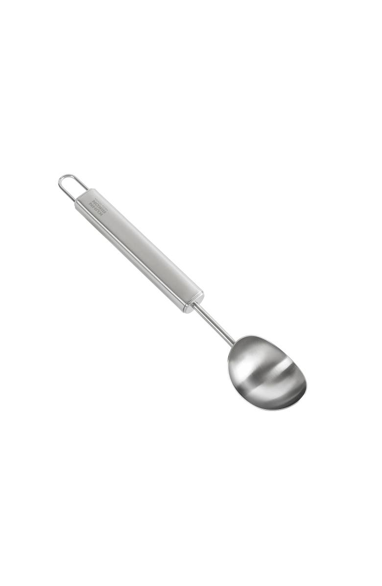 Kuhn Rikon Stainless Steel Essential Ice Cream Scoop with Long Handle, Main, color, Silver