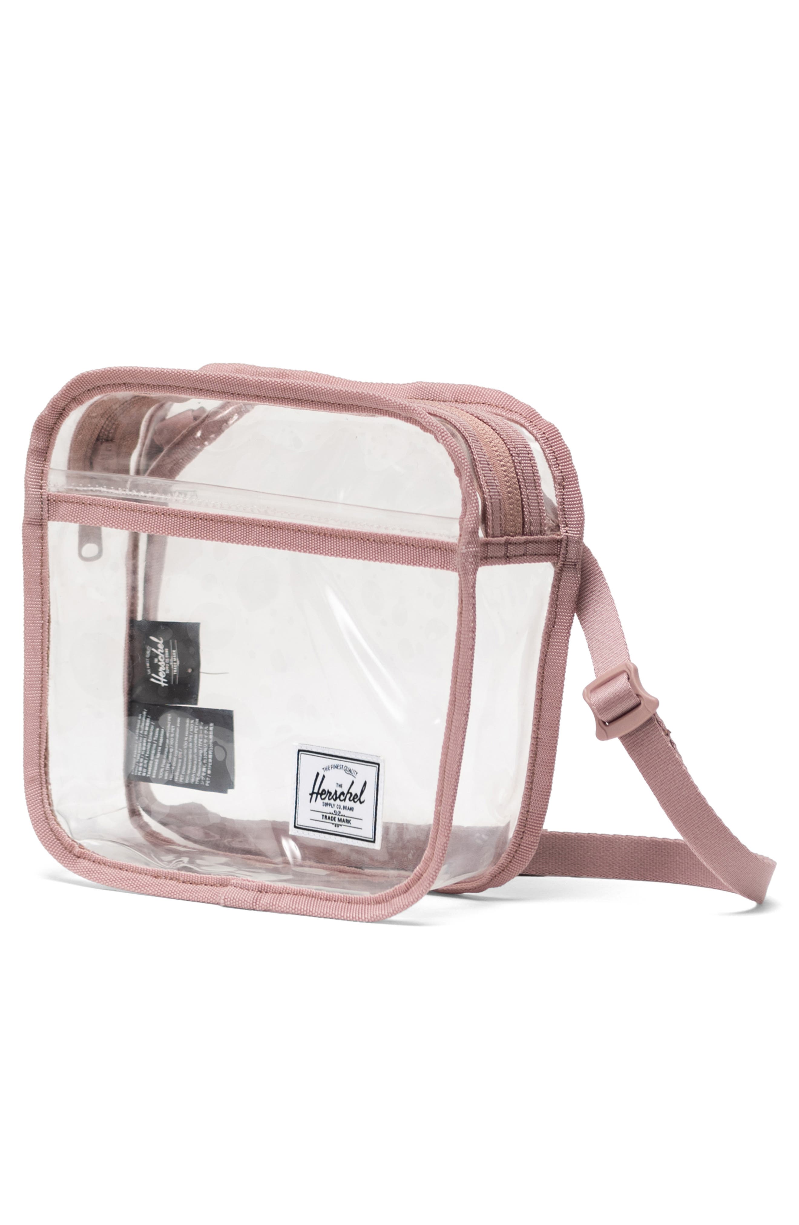 Herschel Supply Co. Classic Clear Crossbody Bag, Alternate, color, Ash Rose