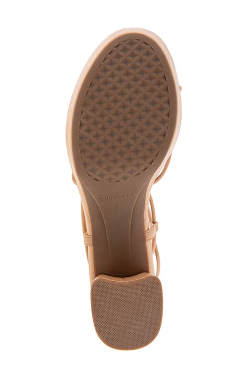 AEROSOLES AEROSOLES CARAMIA ANKLE WRAP PLATFORM SANDAL 