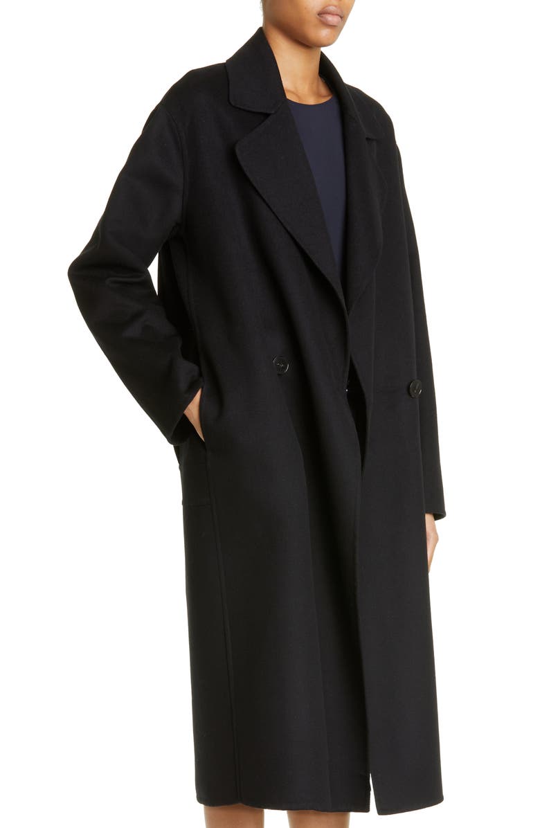 Stella McCartney Erika Double Breasted Wool Coat, Alternate, color, 