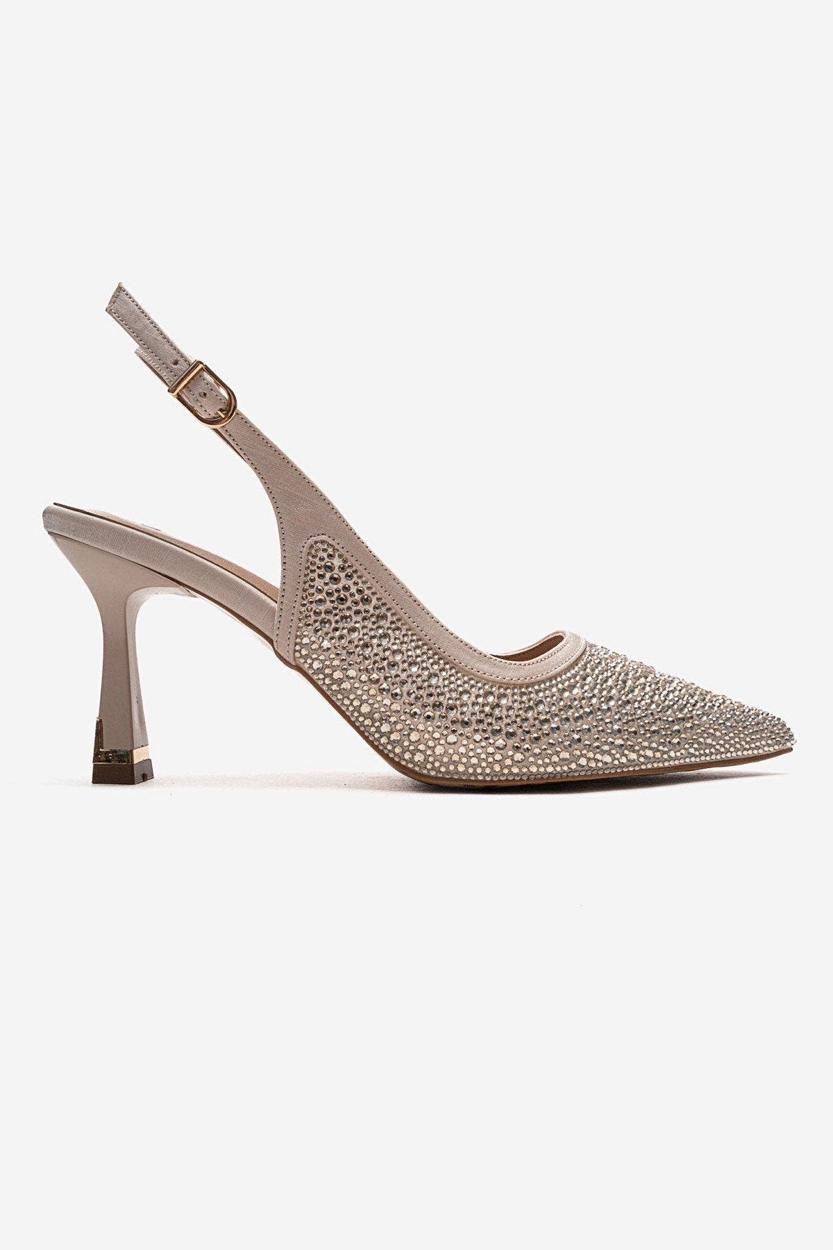 Prologue Shoes Frea Slingback Stiletto Pump, Alternate, color, Nude