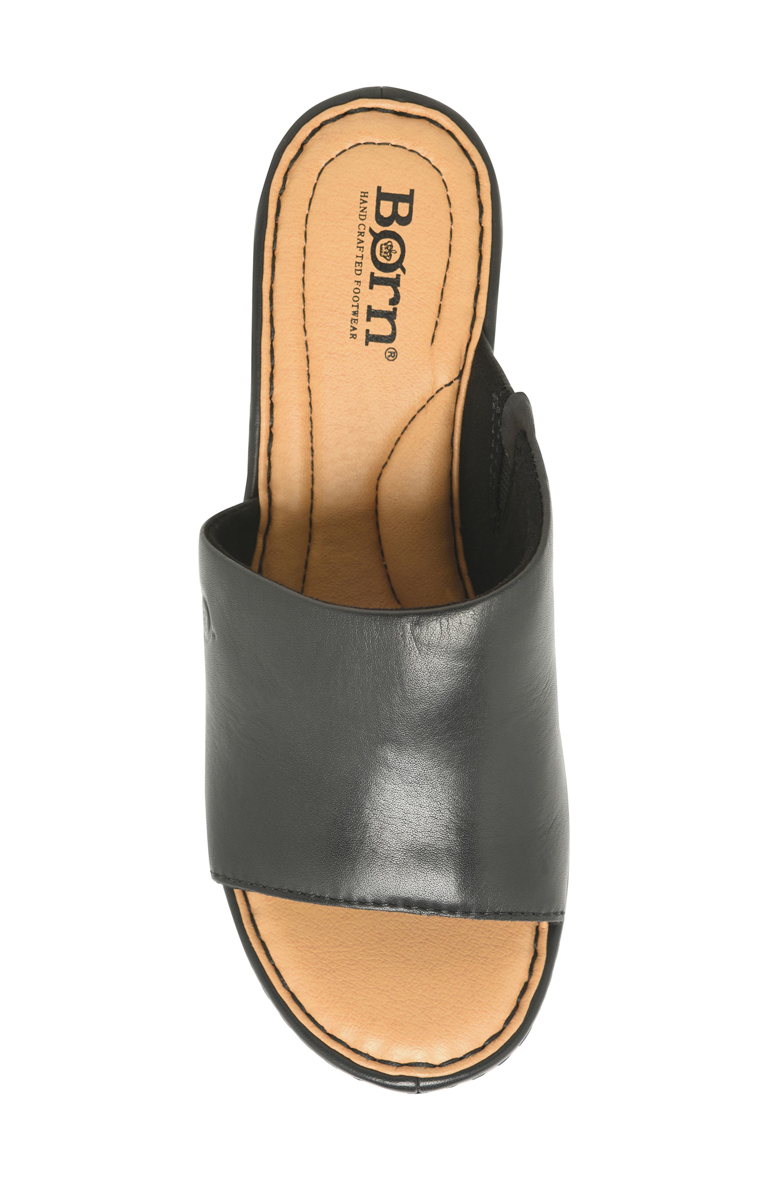 Børn Shilo Platform Wedge Sandal, Alternate, color, Black Leather