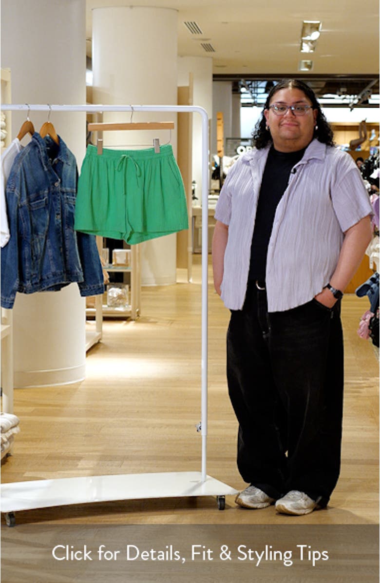 Cotton Gauze Shorts, sales video thumbnail